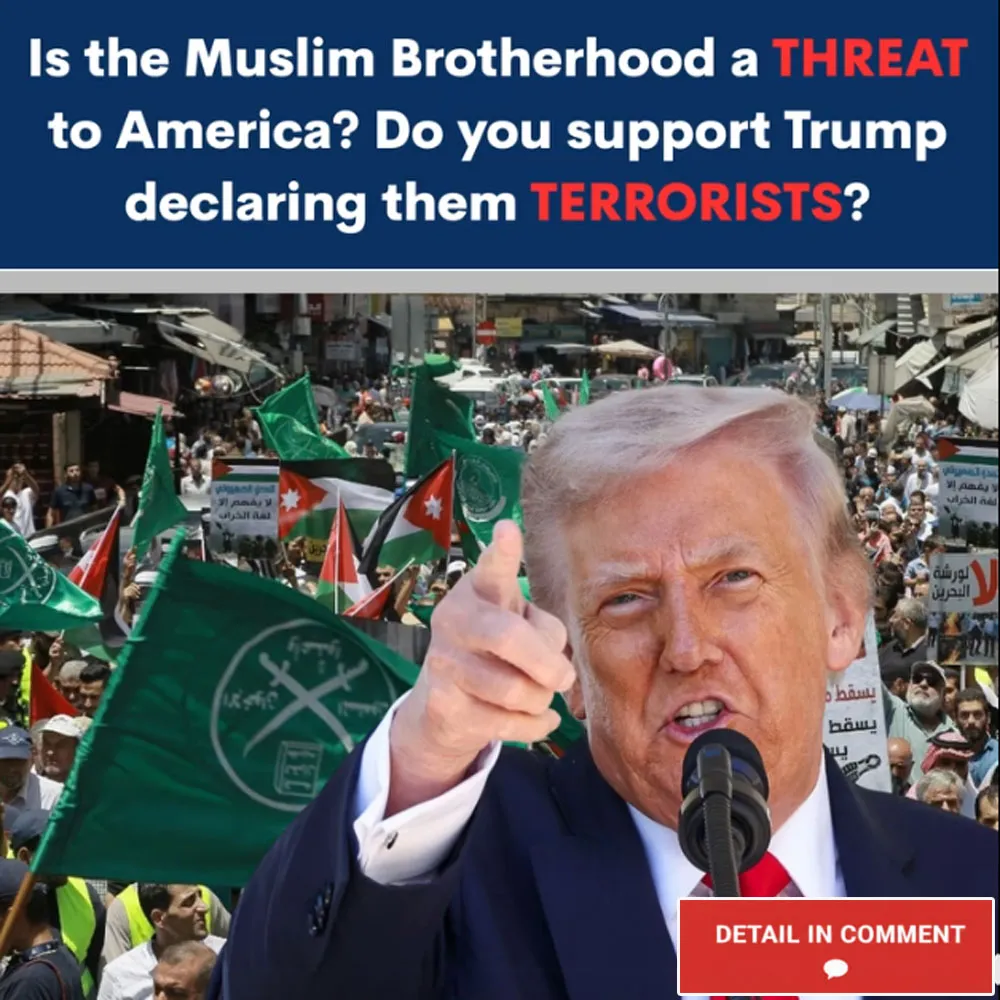 White House Bombshell: Trump Readies Terror Designation for Muslim Brotherhood, Sparking Global Shockwaves psss