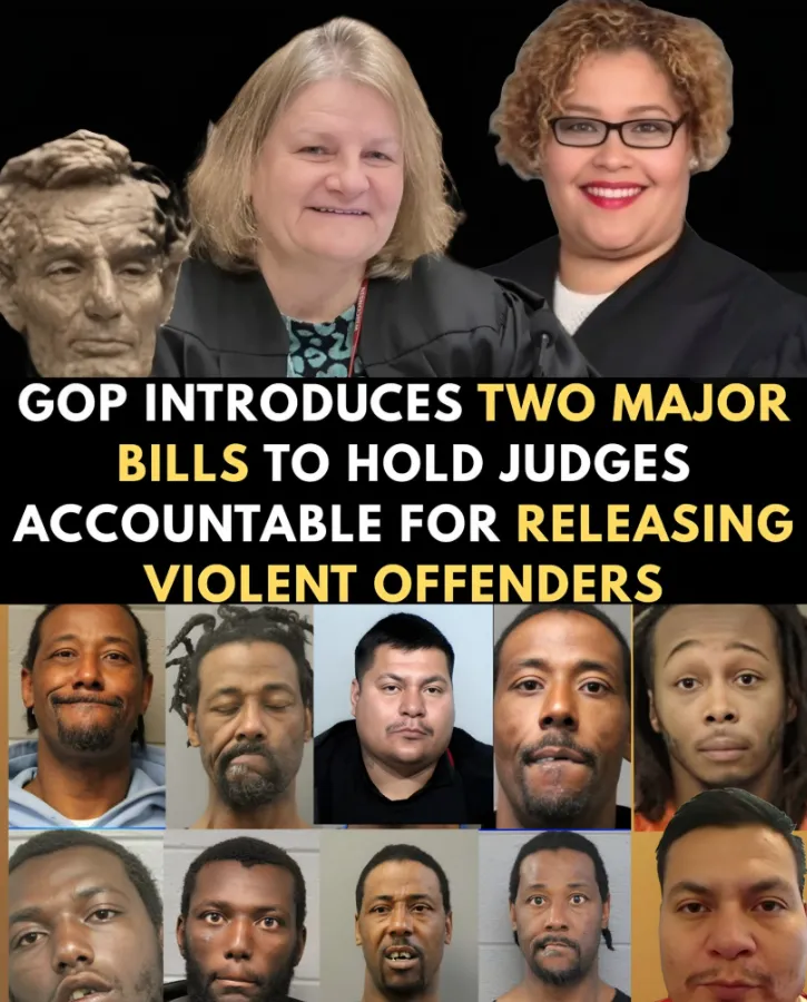 INCREASING ACCOUNTABILITY: GOP Introduces Two Major Bills Aimed at Holding Judges Accountable for Releasing Violent Criminals