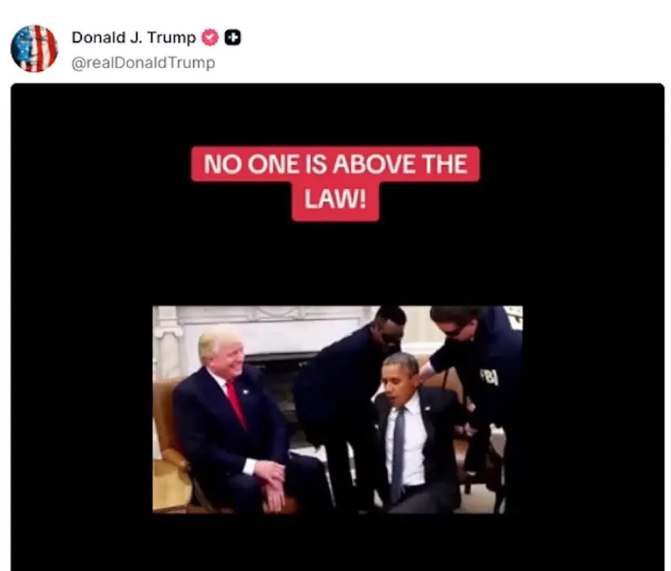 "YMCA" PLAYS AS OBAMA GETS CUFFED: TRUMP SHARES VIRAL ARREST VIDEO AS RUSSIA HOAX OFFICIALLY COLLAPSES