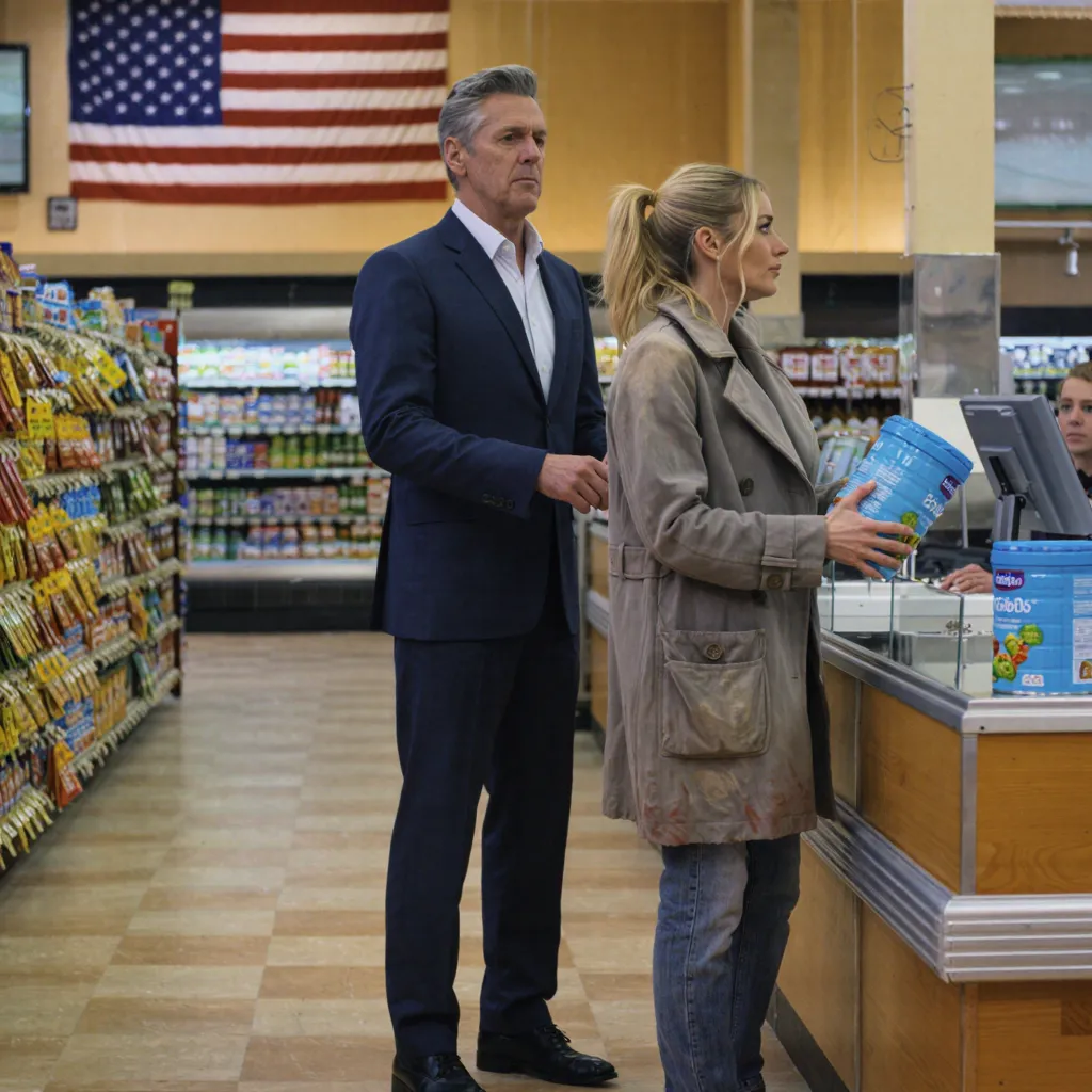 A Powerful Fortune 500 CFO In Georgia Stands Frozen In A Grocery Aisle After Watching A Desperate Single Mother Forced To Return Her Baby's Formula, Leading To A Life-Altering Act Of Kindness That Would Ultimately Save Both Of Their Broken Souls In Ways They Never Imagined Possible.
