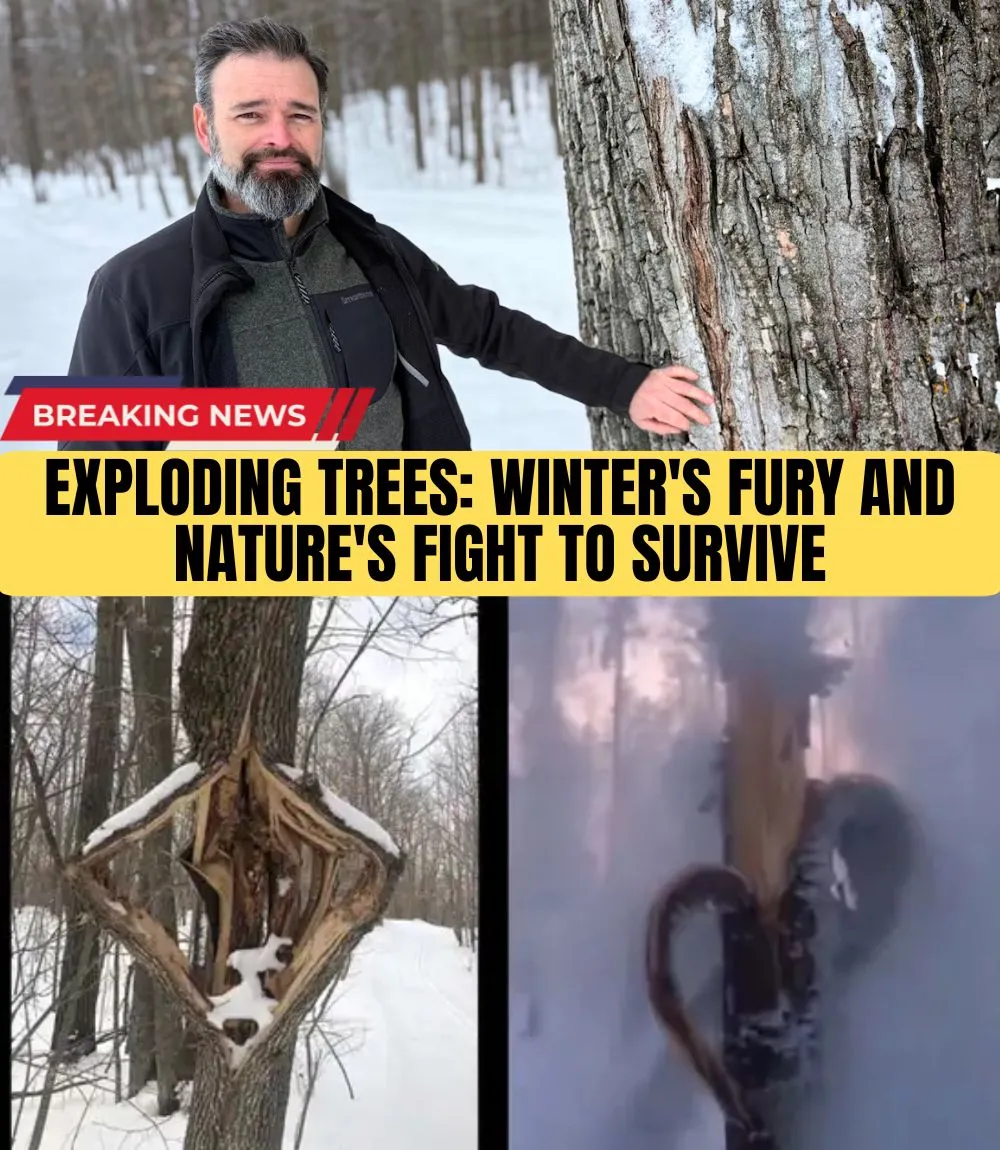 Winter's Chilling Grip: Unraveling the Mystery Behind the 'Exploding Trees' Phenomenon and the Hidden Frost Cracks That Signal Nature's Struggle to Survive - What You Need to Know to Protect Your Trees and Embrace Their Resilience Amidst the Cold!