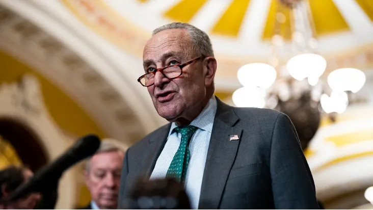🦅 Chuck Schumer Sparks Outrage After Calling For Forceful Uprising Against Trump Administration
